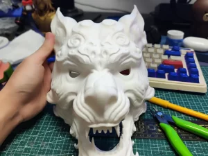 注册作者发布测试 3d打印面具模型
